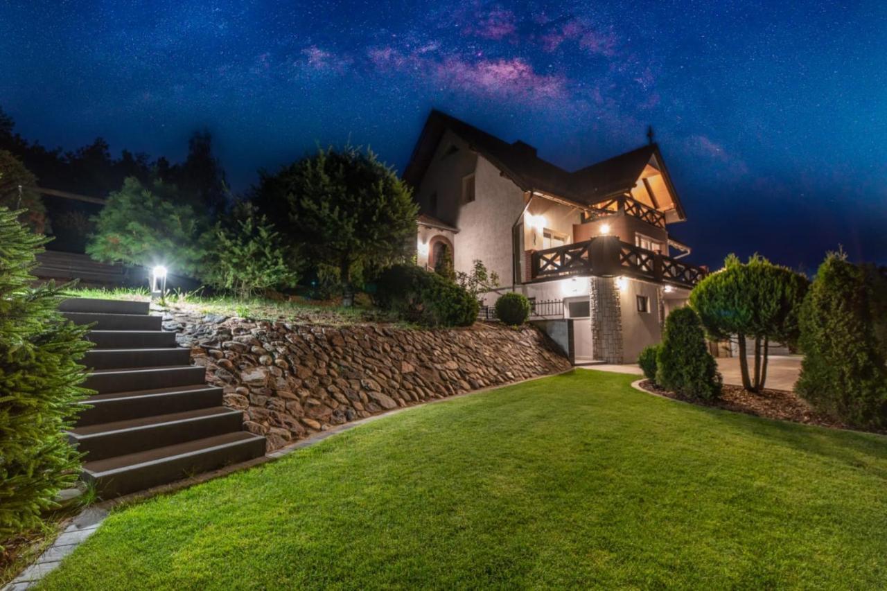 Dom Na Wzgorzu Z Widokiem Na Jezioro Z Balia I Sauna Lipnica  Exterior foto